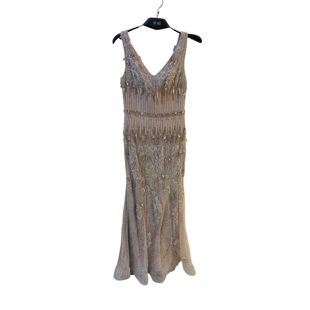 Tony Ward Prêt-à-Porter Beaded Lace Evening Gown
